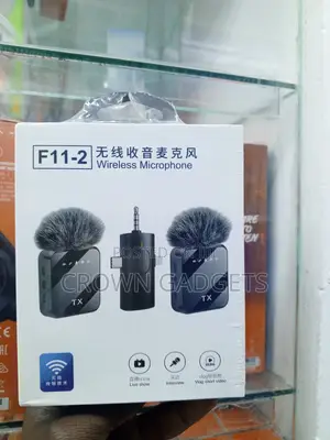 F11-2 Dual Clip-on Mic 20M Range for Vlogging Podcasts