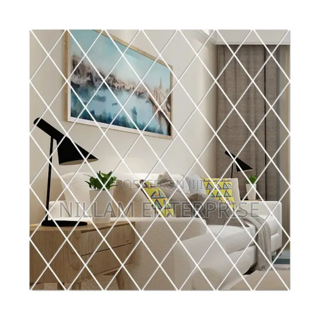 Diamond Shape Acrylic Mirrors 36pcs