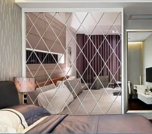 Diamond Shape Acrylic Mirrors 36pcs
