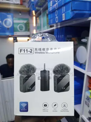 F11-2 Clip-on Wireless Mic for YouTube, TikTok Podcasts