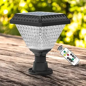 Inbuilt Battery Outdoor Led Garden Main Gate Post Solar Light Lamp