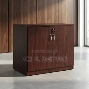 Office Cabinet; Wooden Executive Credenza Files Cabinet