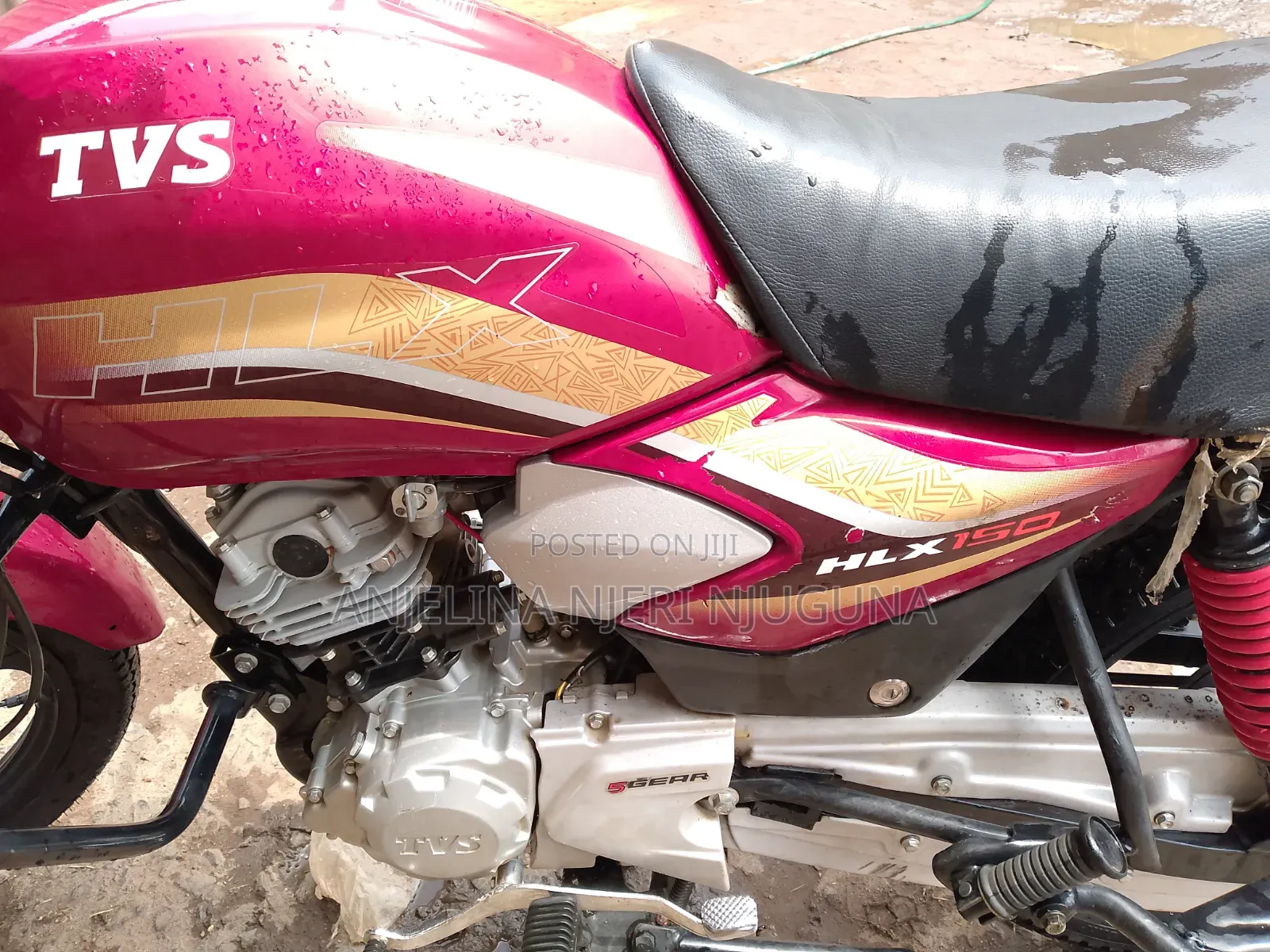 TVS HLX Plus ES 2026 Red