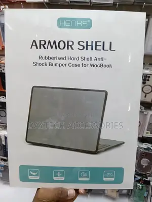 Henks Brand Armor Hard Shell Anti-Shock Bumper Case for MacBook.