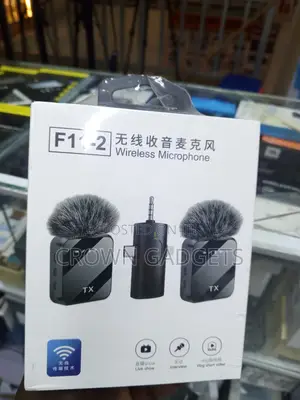 F11-2 Dual Wireless Microphone Kit Type-C, Lightning (iOS), 3.5mm AUX