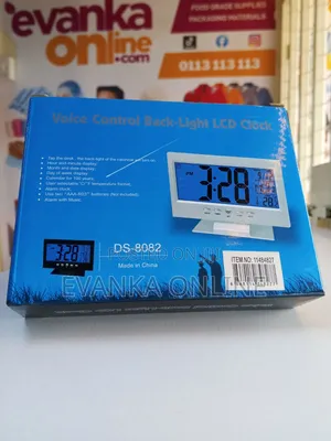 DS-8082 Voice Control Back - Light LCD Clock