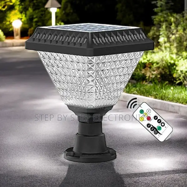 Solar Panel Outdoor Led Garden Light Main Gate Post Solar Light Lamp