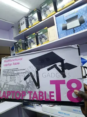 T8 Multifunctional Laptop Table With USB Cooling Fans