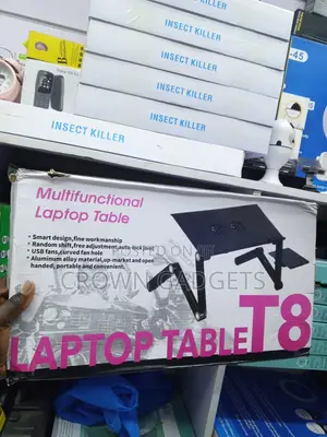 T8 Adjustable Laptop Desk for Bed Sofa Office