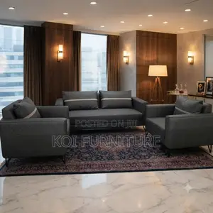 Office Sofa; Five Seaters Executive Office Reception Meeting Sofa Set