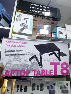 Portable T8 Laptop Table With 360° Adjustable Legs