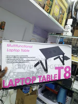 Portable T8 Laptop Table With 360° Adjustable Legs