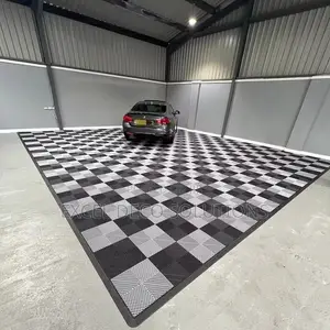 Auto Garage Tiles 40x40cm | Interlocking PVC Flooring
