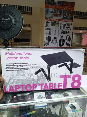 T8 Foldable Laptop Desk for Study Work Gaming