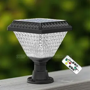 Ultra Bright Outdoor Led Garden Light Main Gate Post Solar Light Lamp