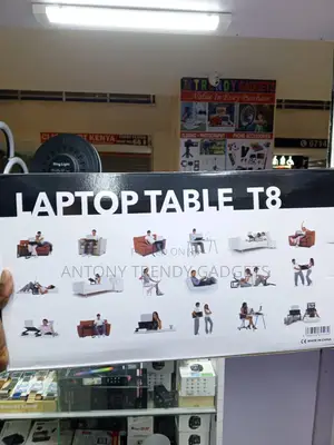 Adjustable T8 Laptop Desk With Aluminum Alloy Frame