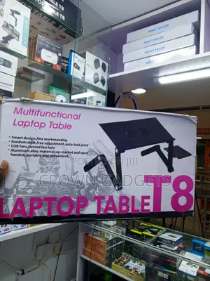 T8 Aluminum Laptop Table for Bed, Couch Home Office