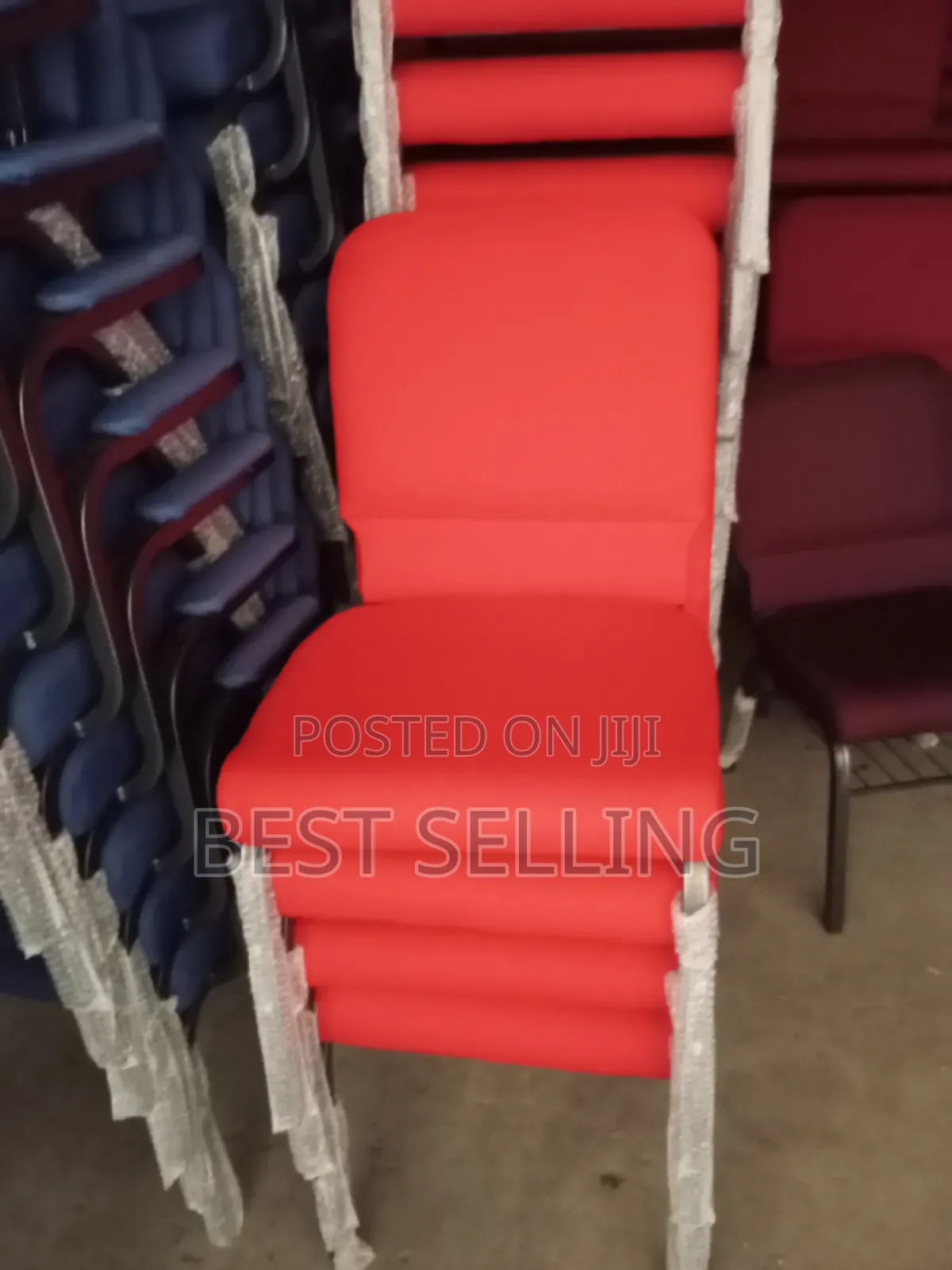 Modern Red Church/Conference Chairs