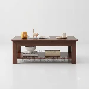 Coffee Table; Executive Mahogany Olive Living Coffee Table