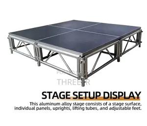 Stage Boards Available for Hire With Adjustable Height
