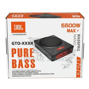 Underseat Car Subwoofer JBL BassPro Nano 5500W Max Active Bass.