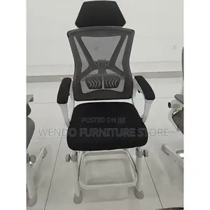 Office Chair; Mesh High Backrest Ergonomic Sled Based Chairs