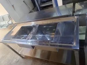 Double Sink With Working Area