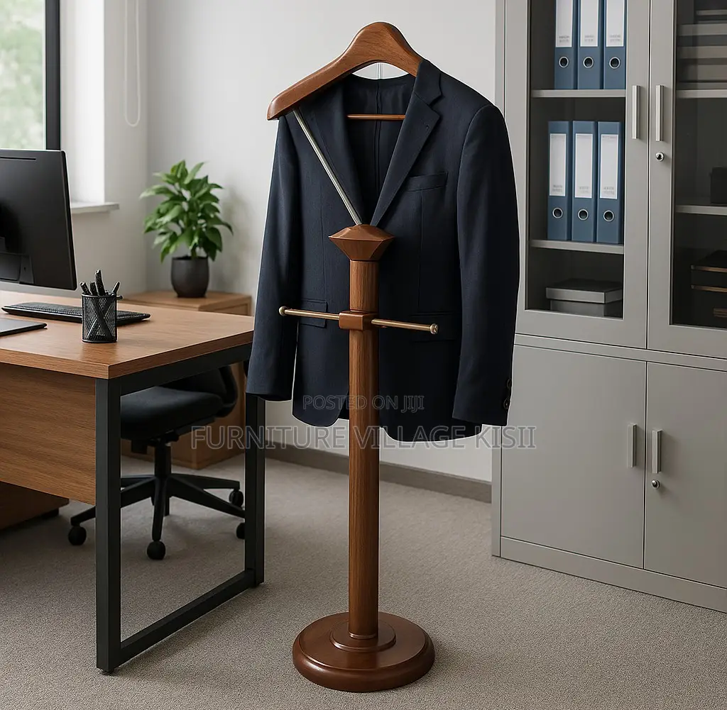 Executive Mahogany Office Coat Hanger
