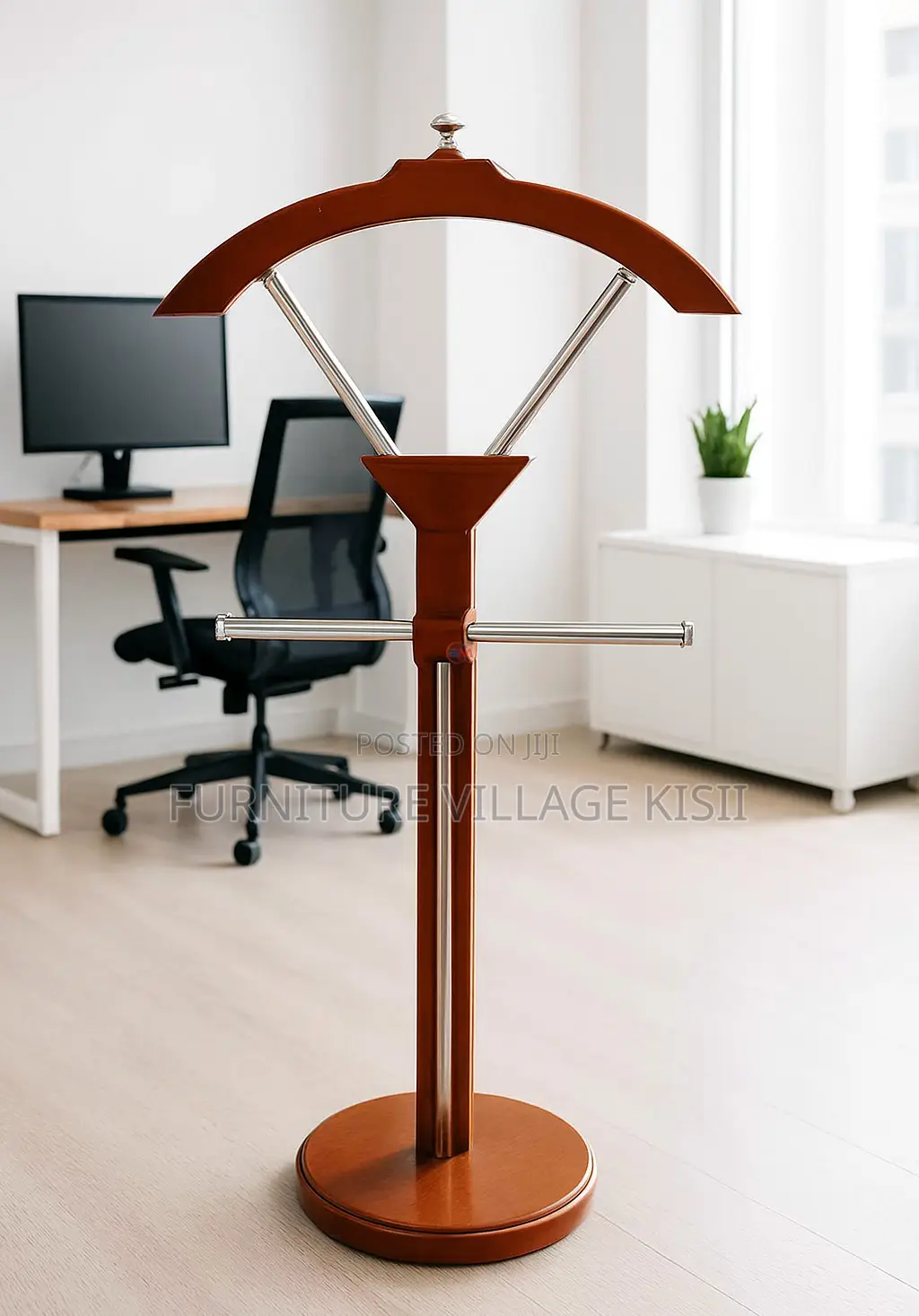 Executive Mahogany Office Coat Hanger