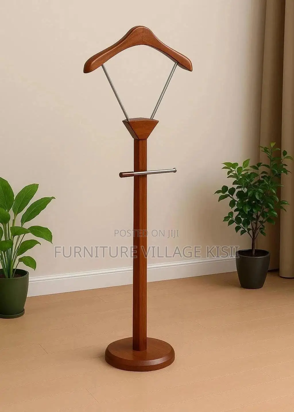 Executive Mahogany Office Coat Hanger