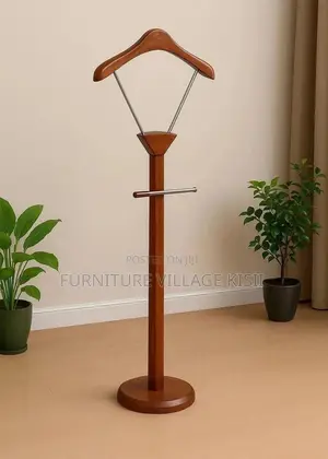 Executive Mahogany Office Coat Hanger