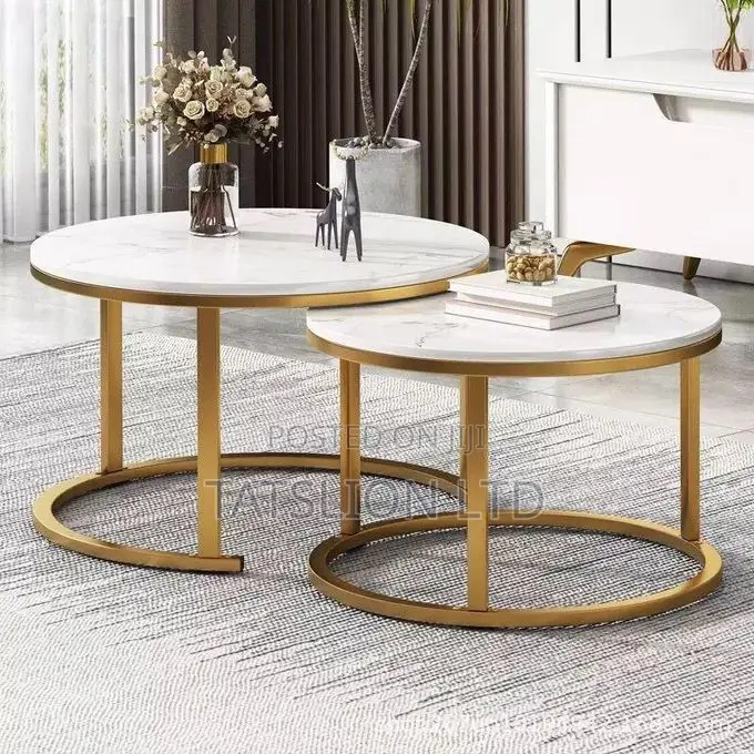 Nesting Coffee Table 2 in 1 Tables Marble