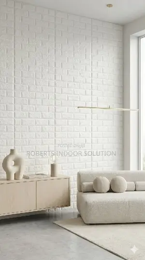 Luxe Accent 3D Textured Brick Sticker