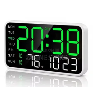 LED Planet Electronic Clock 3D Large Digital Wall / Wall Mounted Clock