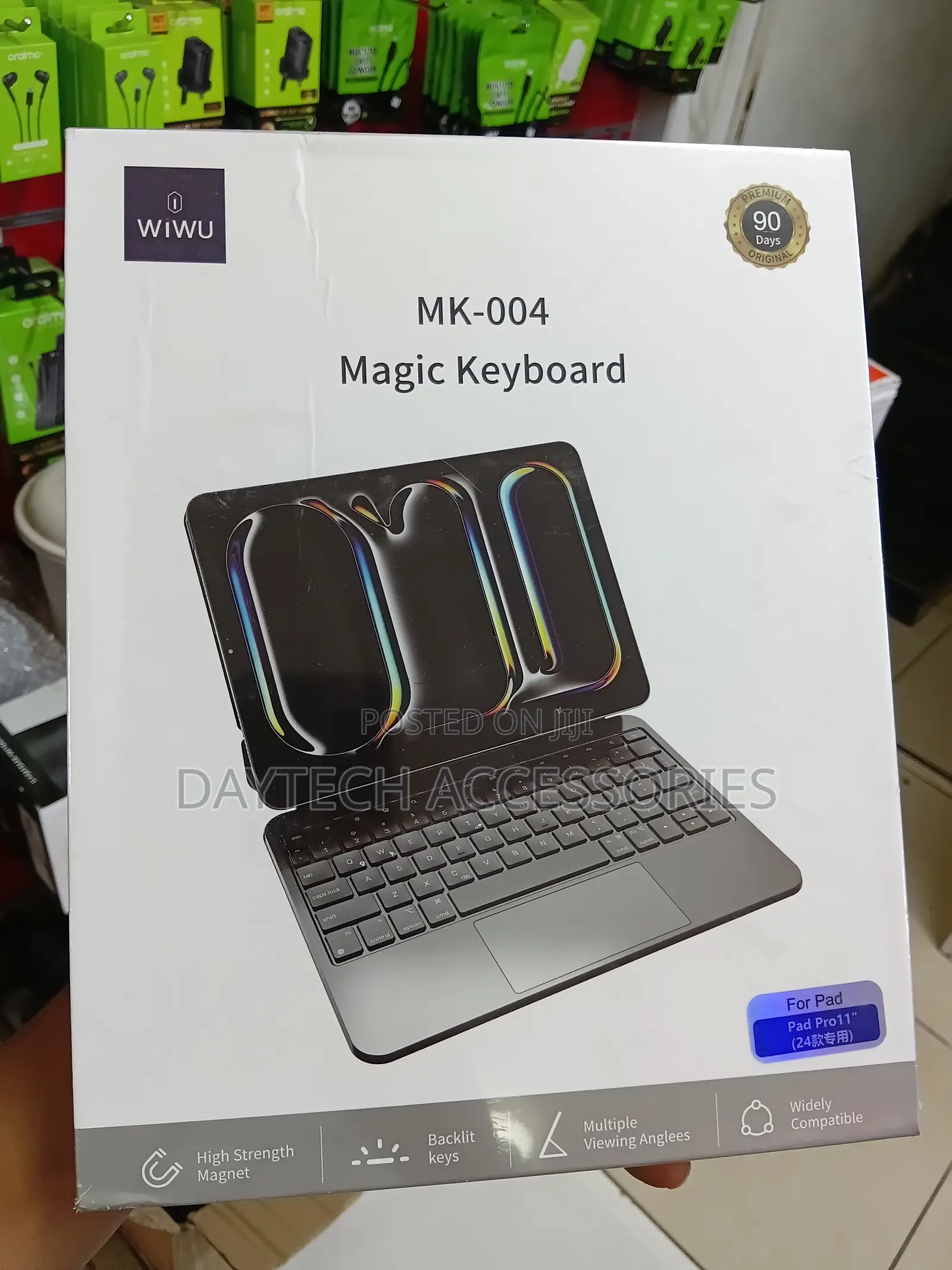 WiWU MK-004 Magic Keyboard Magnetic, Wireless Bluetooth Keyboard Case