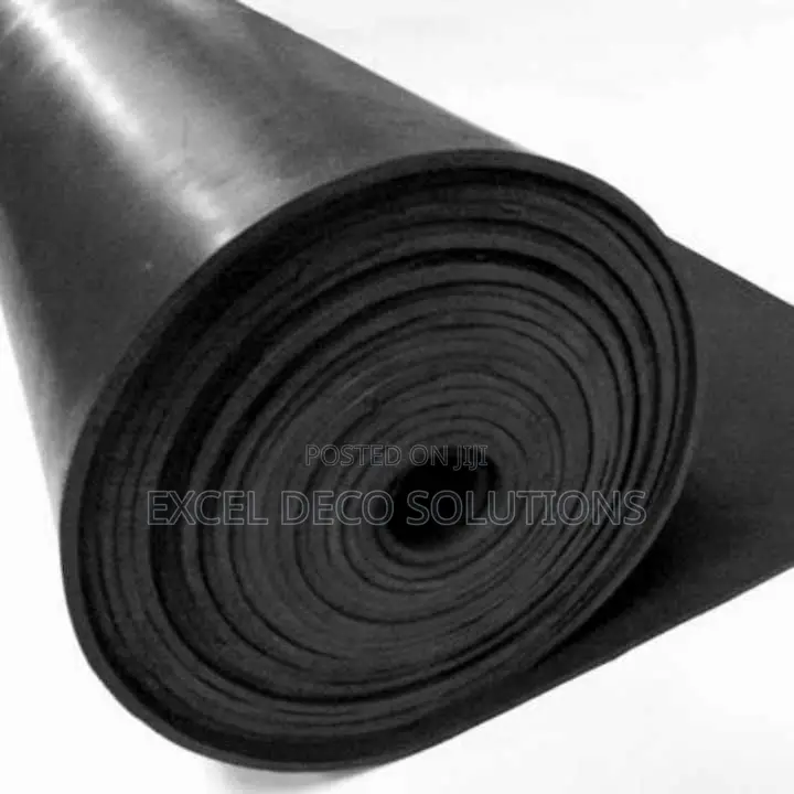 Heavy Duty Rubber Mat Roll | 5mm Thick Black