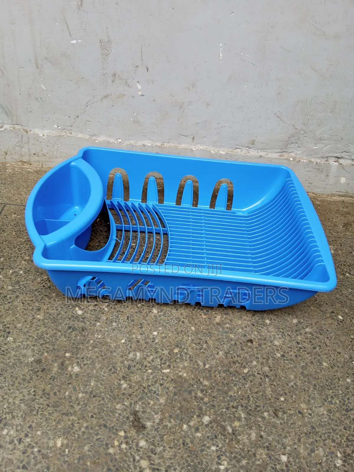 Plastic Dish Rack With Cutlery Holder