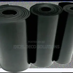 Utility Room Rubber Mat | 5mm Black Roll Flooring