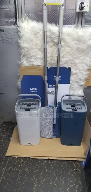 Flat Hands Free Mop +2 Pads