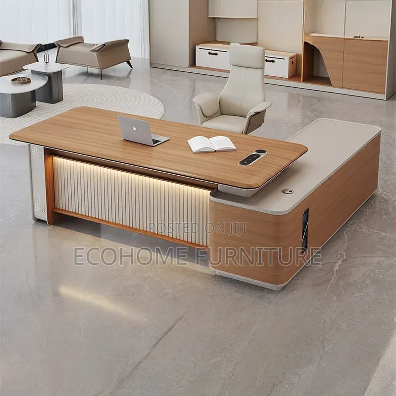 Executive Table. 1.8m With LEd Lights and Extension