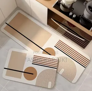 Washable Rubber Back Kitchen Mat Set – Soft Durable