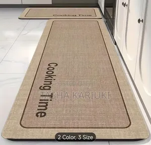 Washable Rubber Back Kitchen Mat Set – Soft Durable