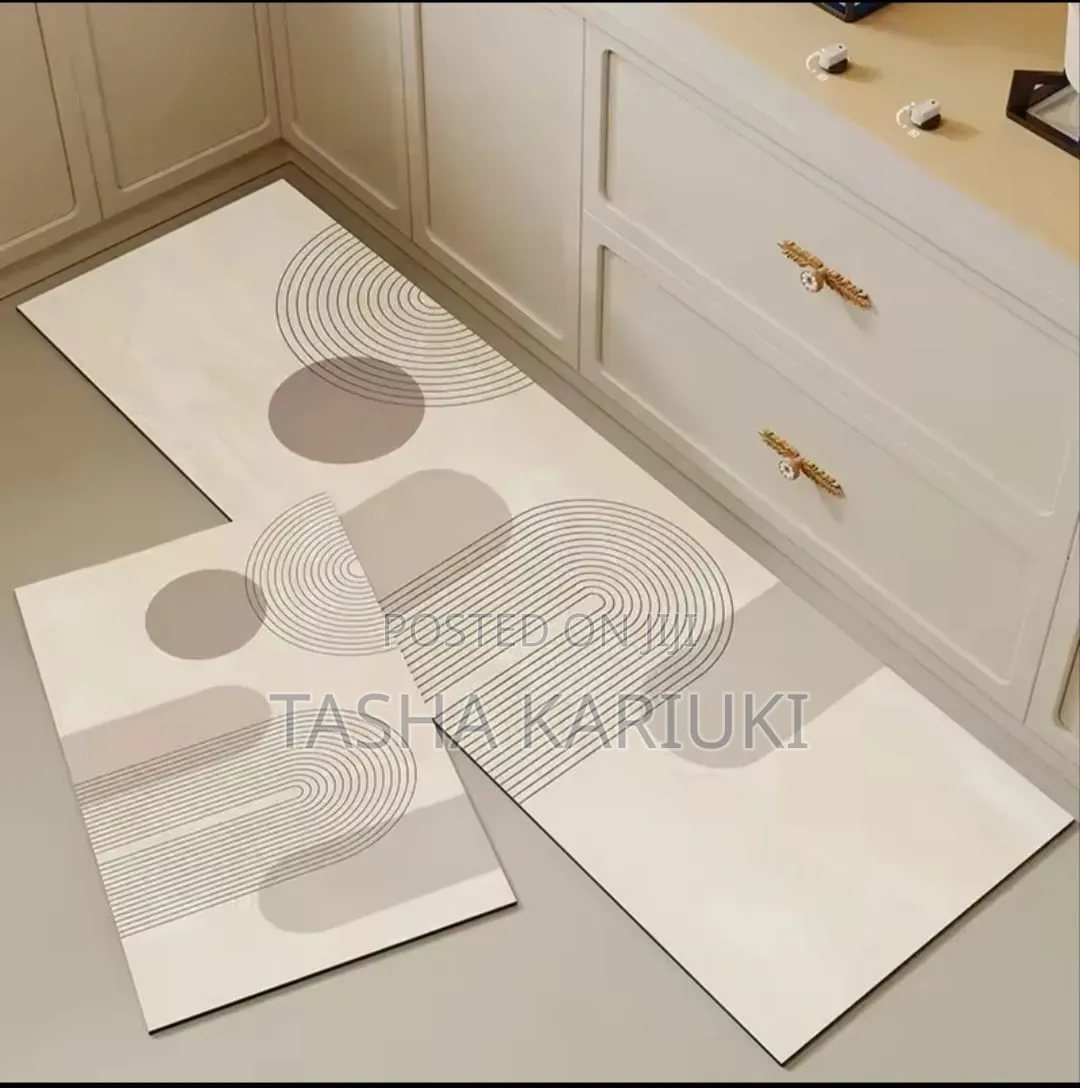Heavy-Duty Anti-Slip Kitchen Runner Mat Set – 2PCS