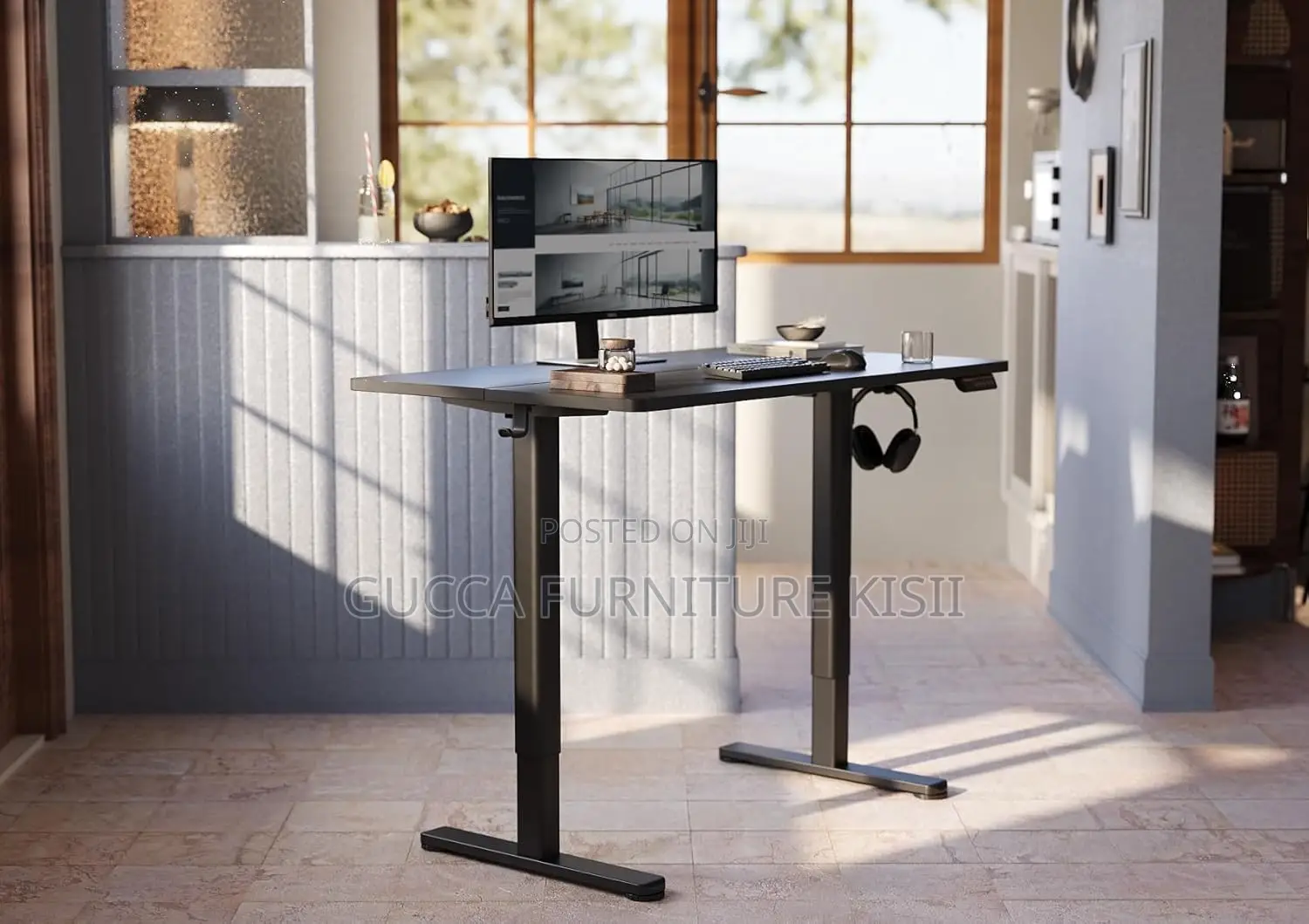 Electric Desk; 1.2M Adjustable Height Electric Desk