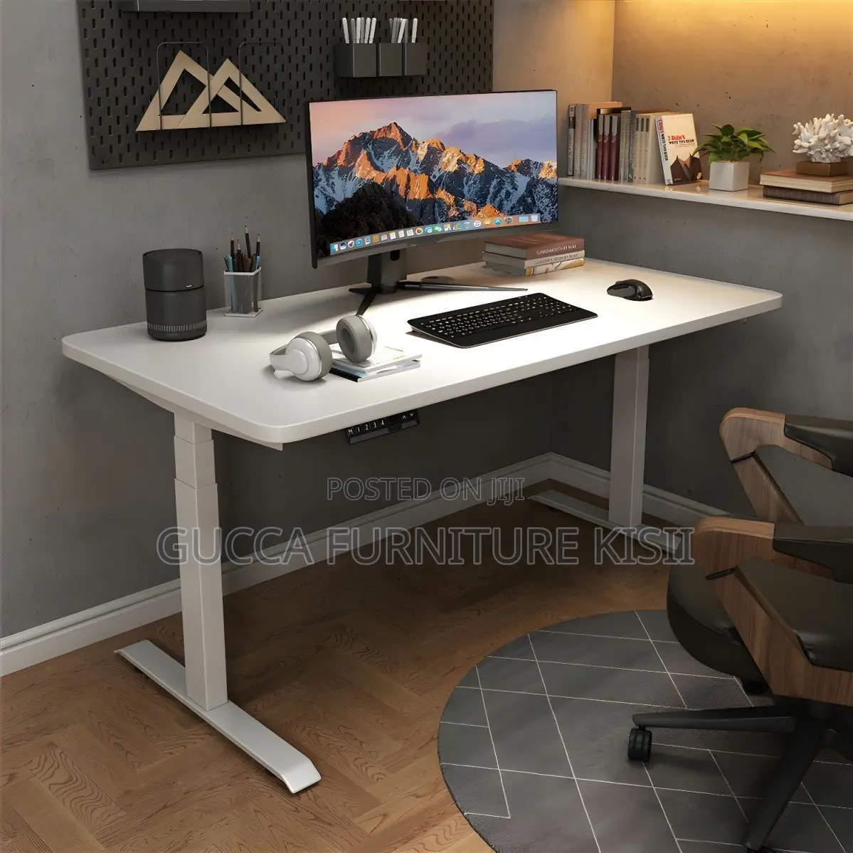 Electric Desk; 1.2M Adjustable Height Electric Desk