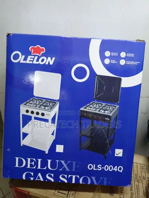 Olelon 4 Burner Gas Stove With Shelves