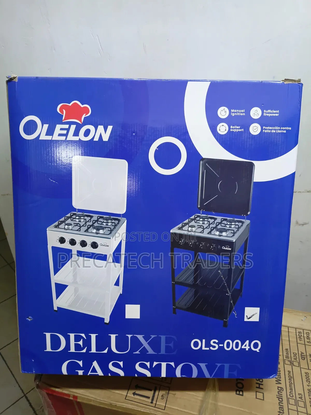 Olelon Deluxe Gas Cooker – Strong Durable Design