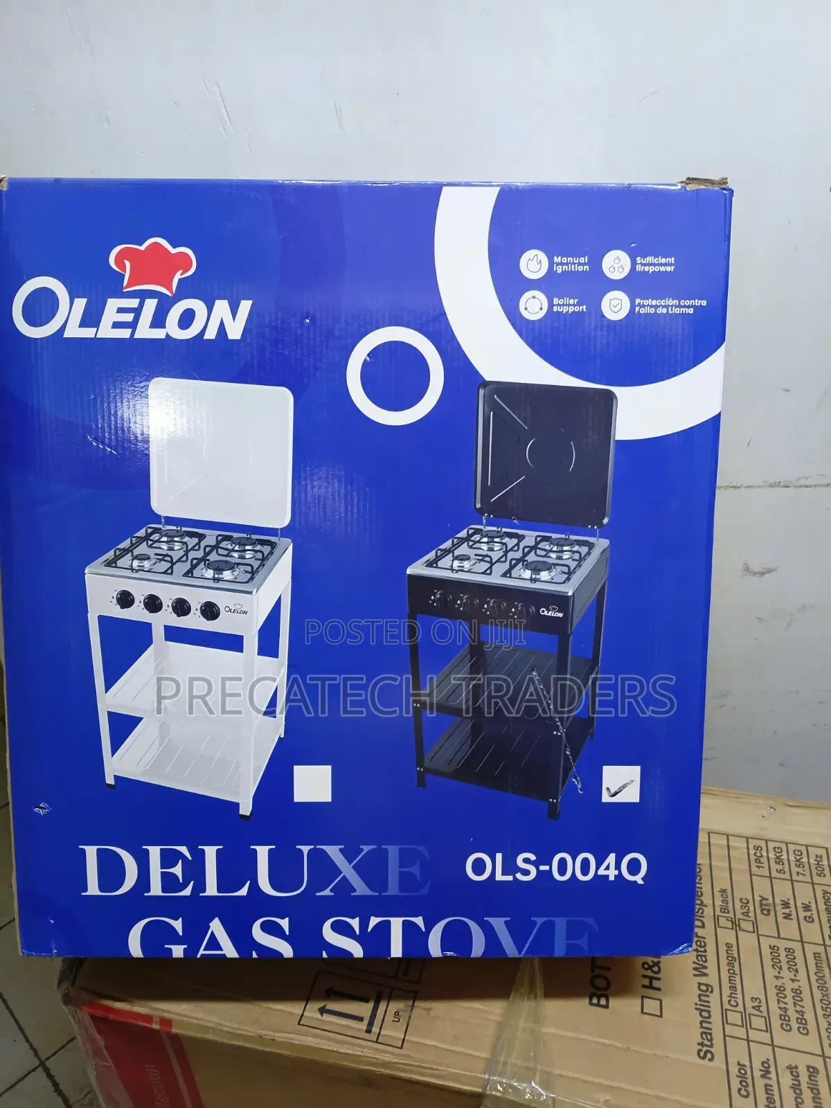 Olelon Deluxe Gas Cooker – Strong Durable Design