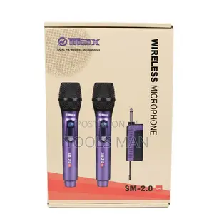 Microphone System.Max SM-2.0 Dual Wireless Mic
