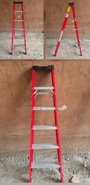 6-Foot/6*6 Non-Conductive Fiberglass Step Ladder